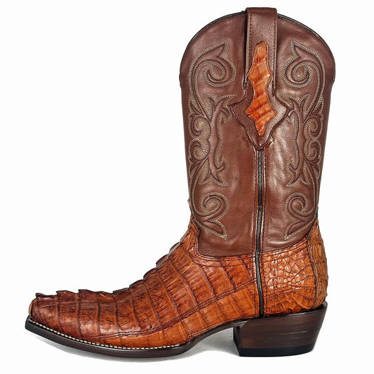 Cowboy Texana Cola Cocodrilo Cognac