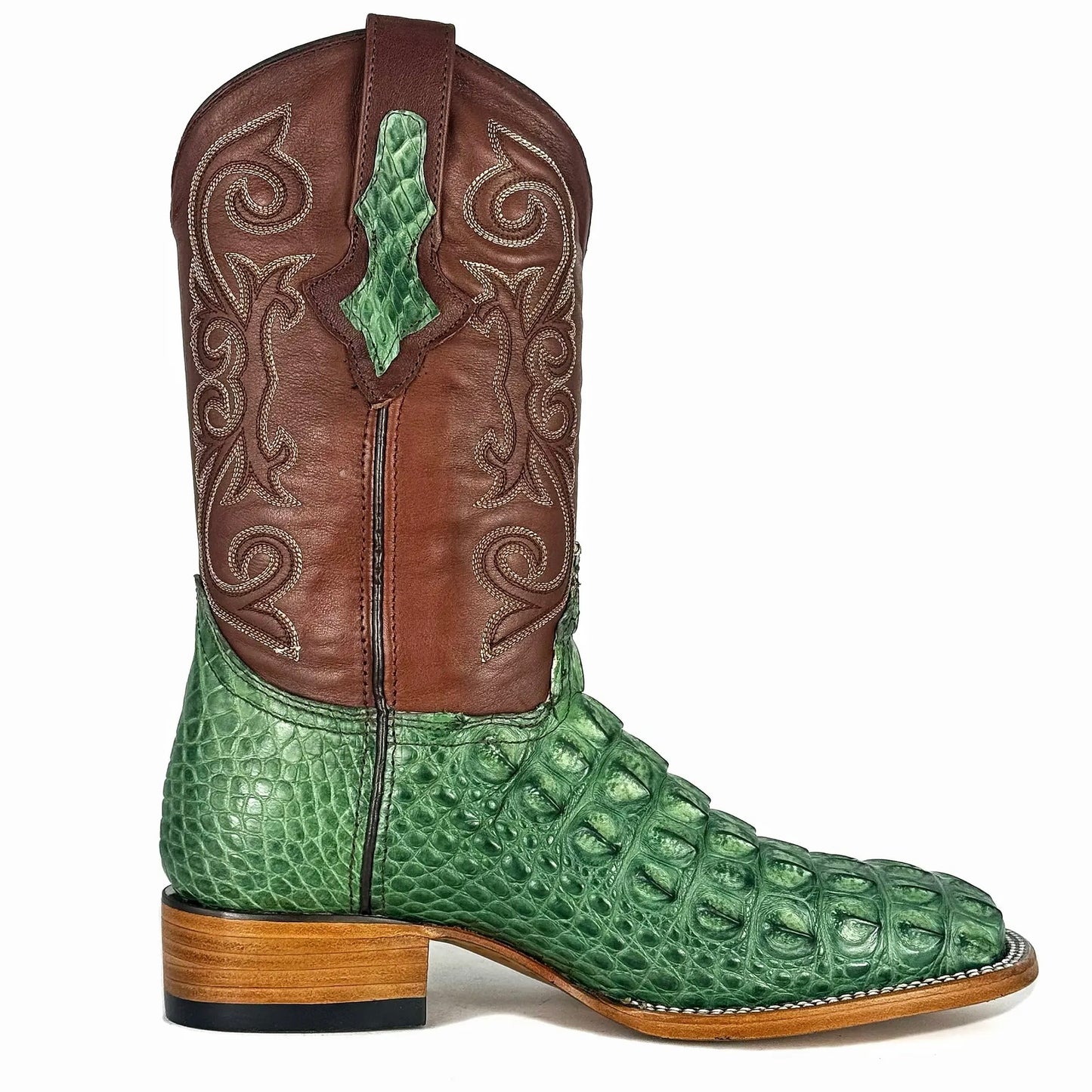 Cowboy Bulldog Lomo Cocodrilo Alligator Verde