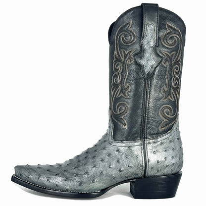 Cowboy Texana Avestruz Gris