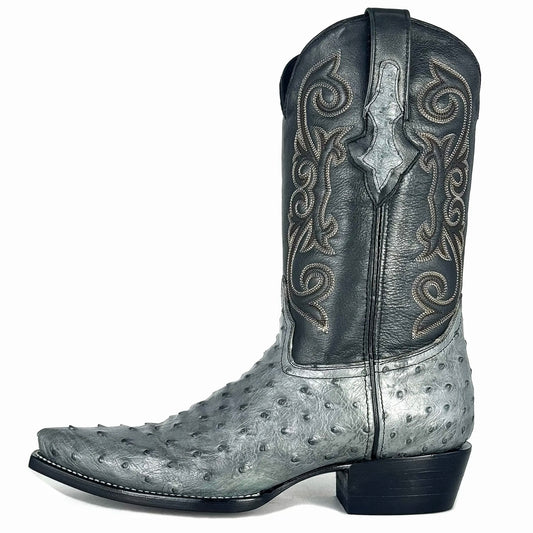 Cowboy Texana Avestruz Gris