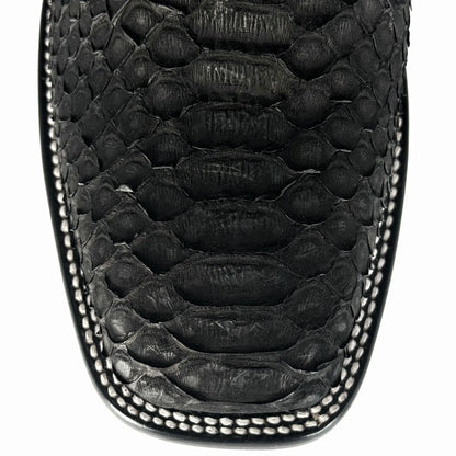 Cowboy Bulldog Pitón Nobuck Negro