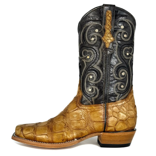 Cowboy Nevada Cocodrilo Alligator Beige