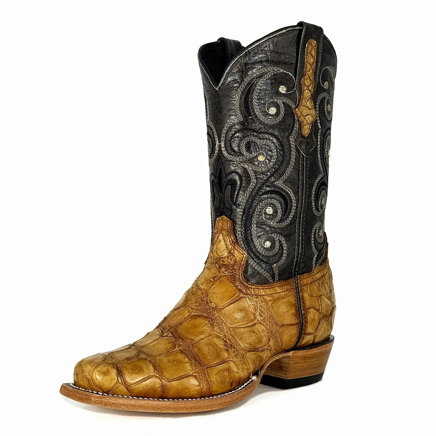 Cowboy Nevada Cocodrilo Alligator Beige