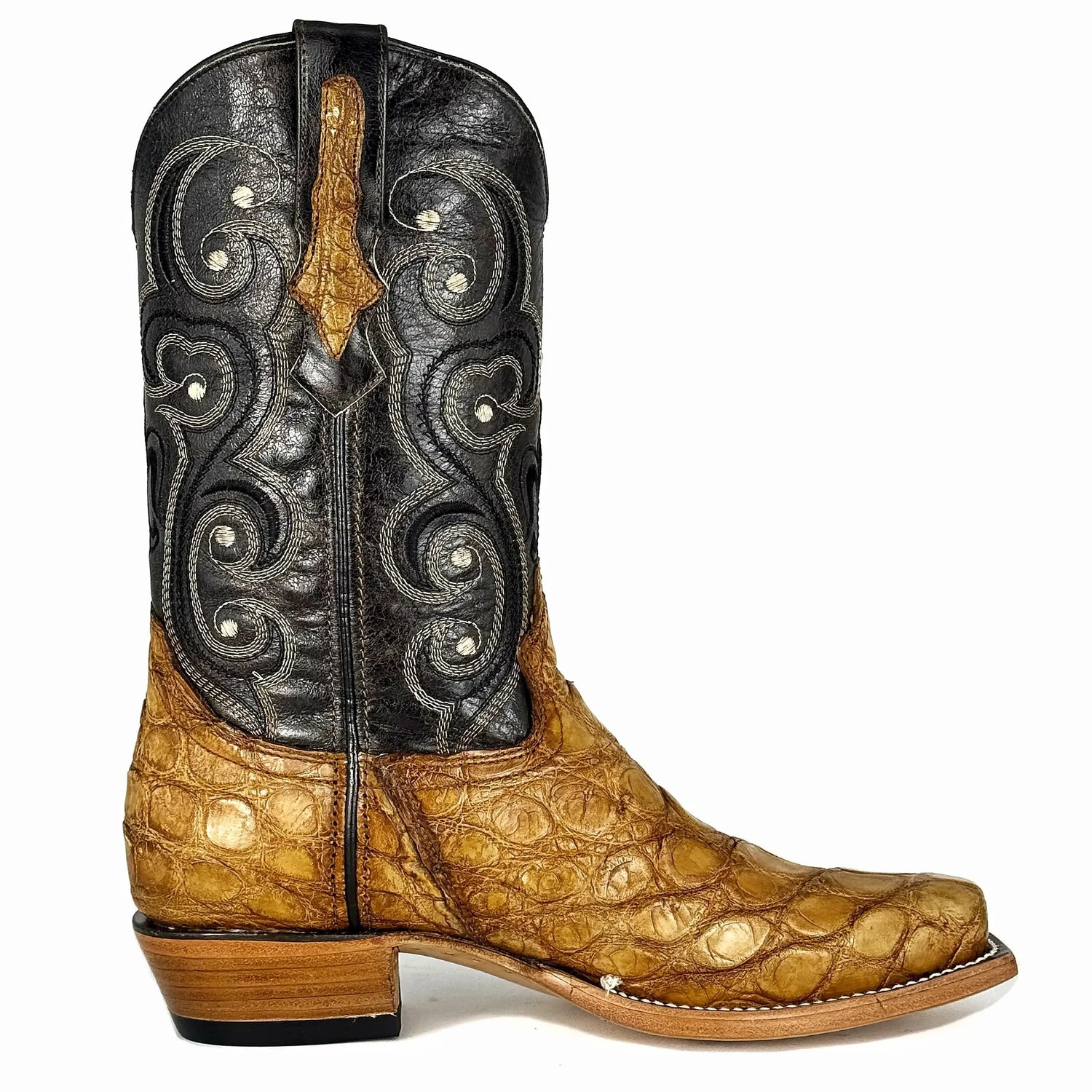Cowboy Nevada Cocodrilo Alligator Beige