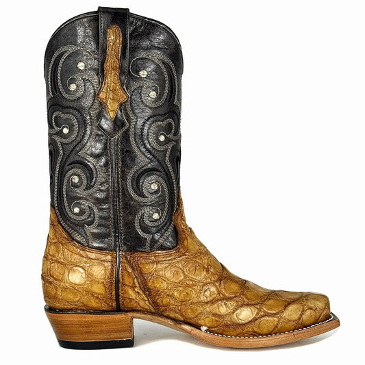 Cowboy Nevada Cocodrilo Alligator Beige