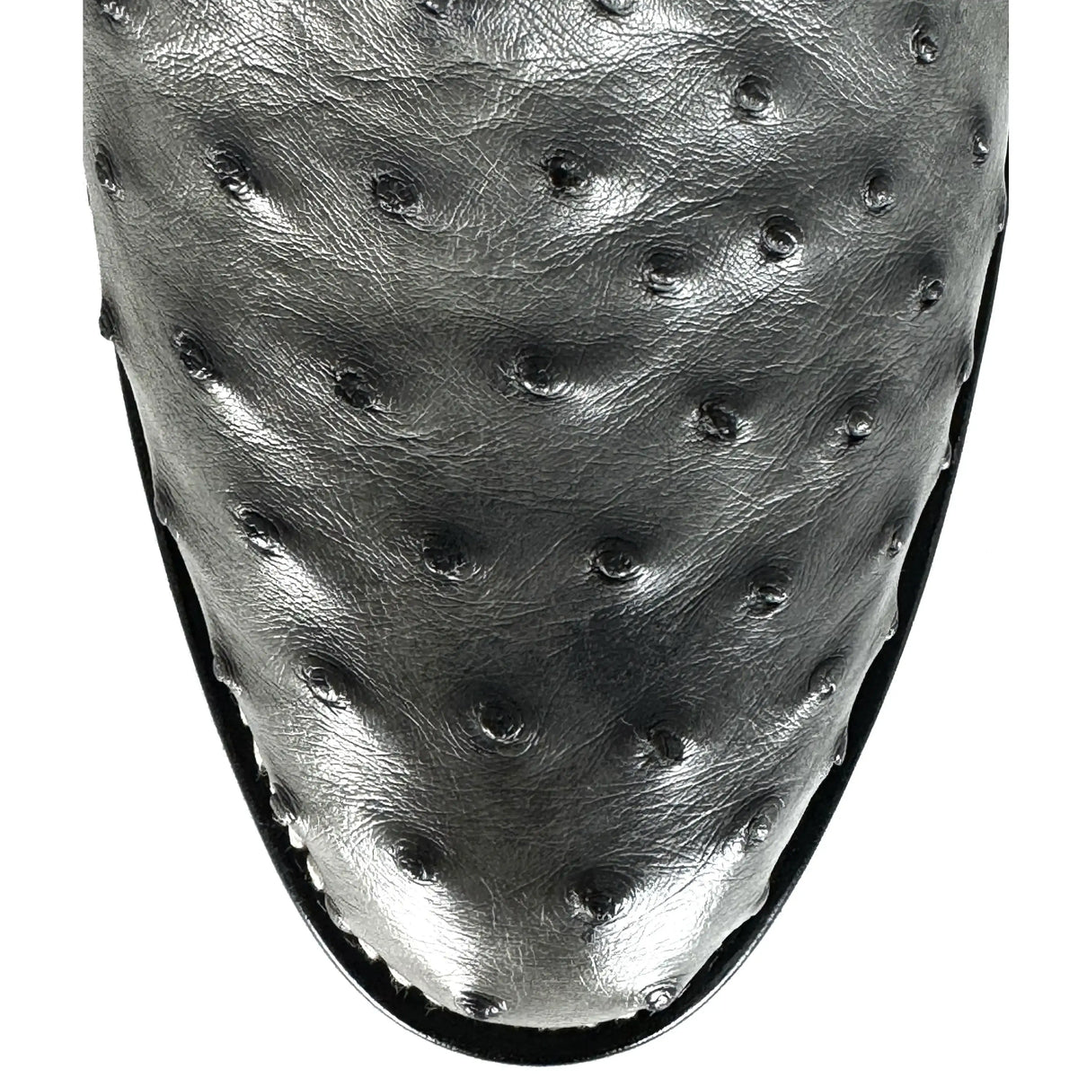 Cowboy Oval Avestruz Gris
