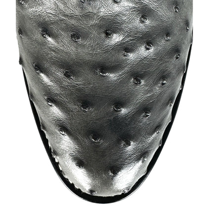 Cowboy Oval Avestruz Gris