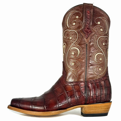Cowboy Nevada Cocodrilo Alligator Vino