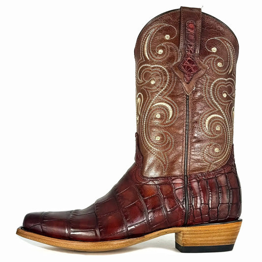 Cowboy Nevada Cocodrilo Alligator Vino