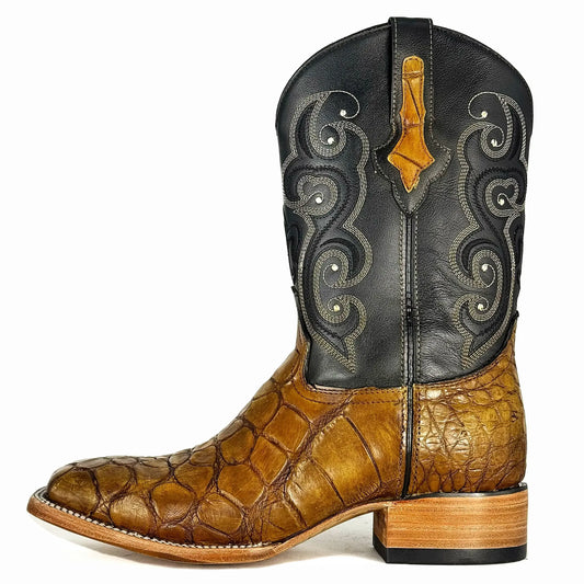 Cowboy Bulldog Cocodrilo Alligator Beige