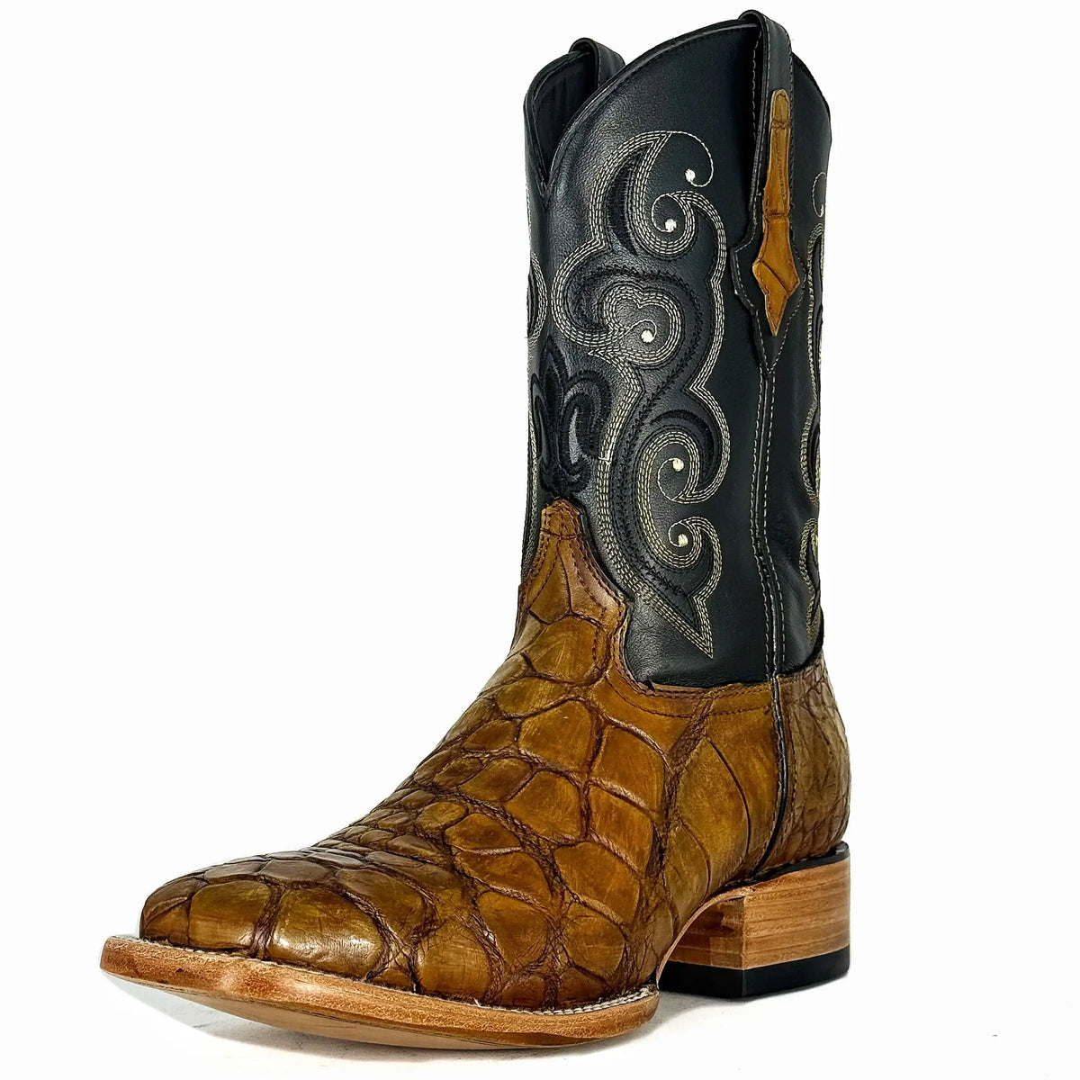 Cowboy Bulldog Cocodrilo Alligator Beige