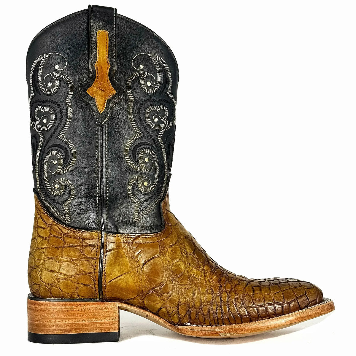 Cowboy Bulldog Cocodrilo Alligator Beige