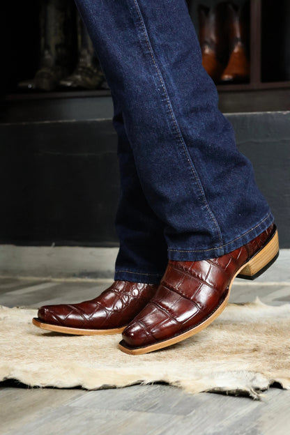 Cowboy Nevada Cocodrilo Alligator Vino