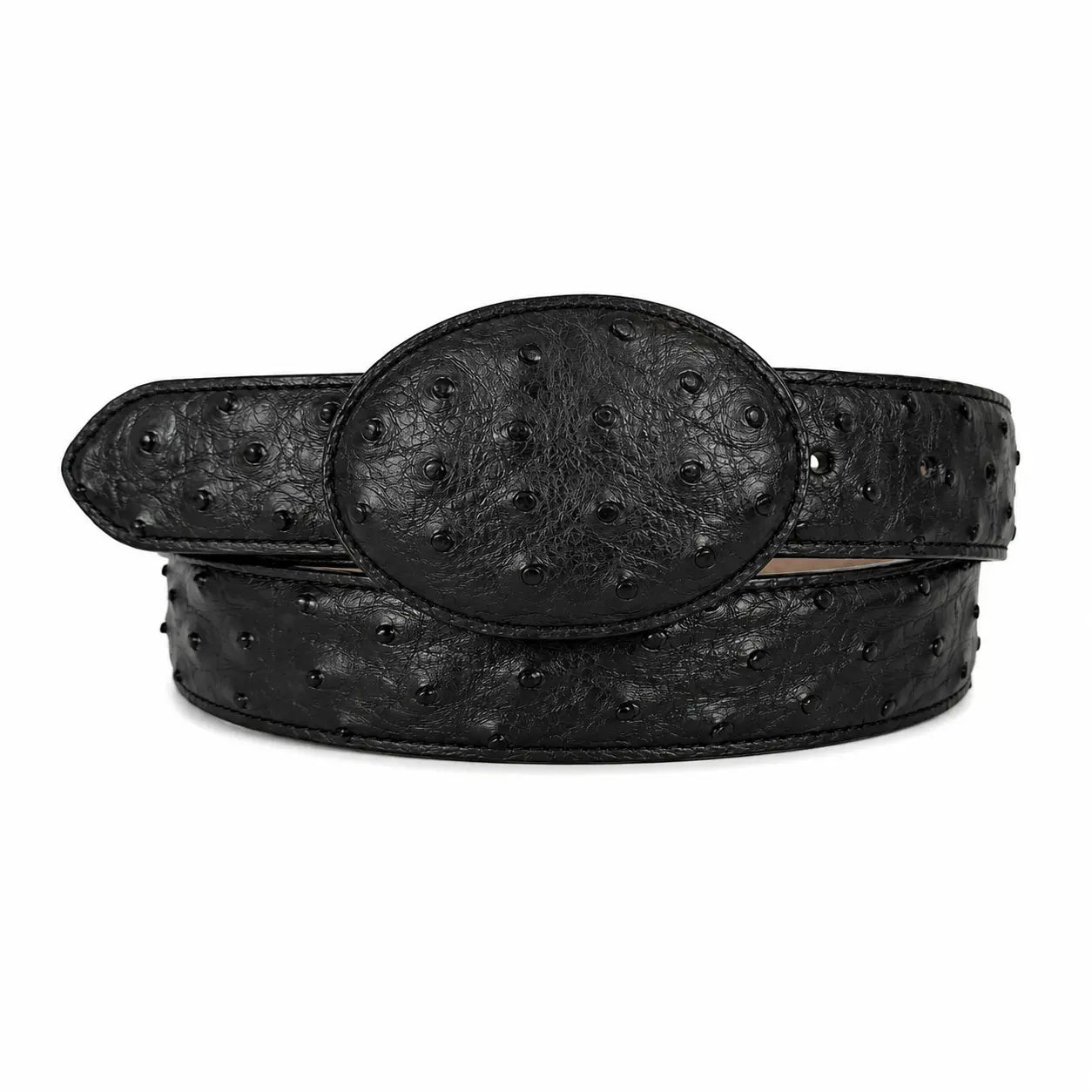 Cinto Avestruz Negro