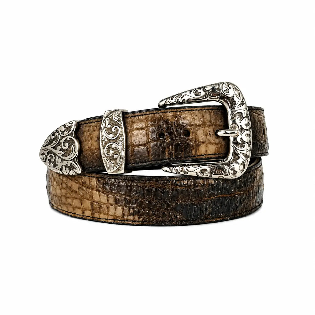 Cinto Cocodrilo Alligator Natural