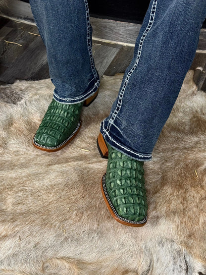 Cowboy Bulldog Lomo Cocodrilo Alligator Verde