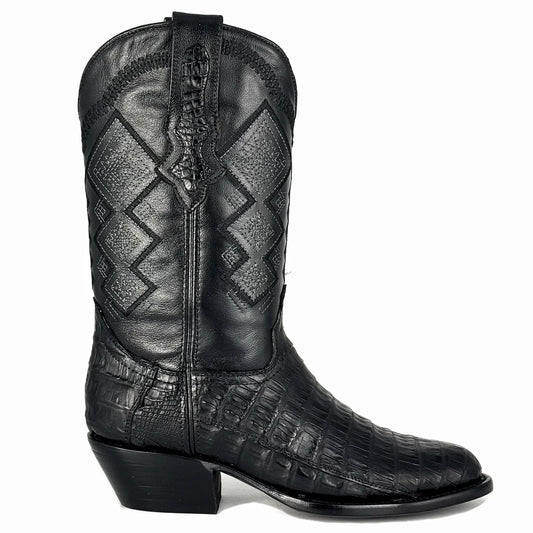 Cowboy Oval Cocodrilo Negro