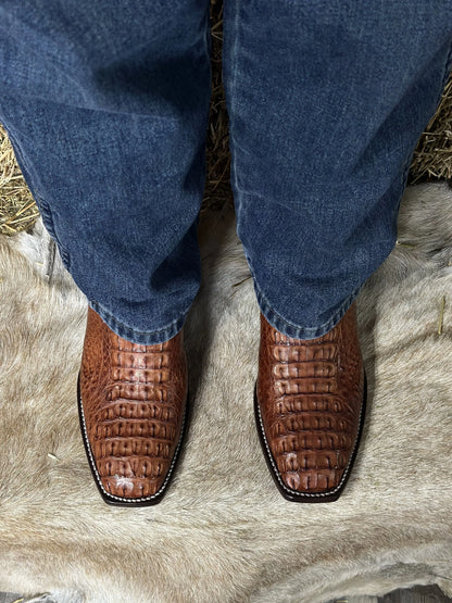 Cowboy Francesa Cocodrilo Cognac
